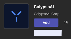Add CalypsoAI app